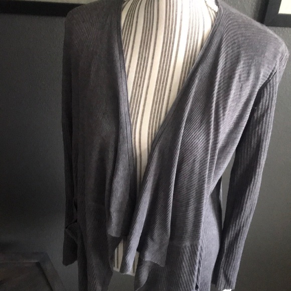 🔥1 hr SALE - Listicle Gray Cardigan, lightweight - Picture 5 of 8